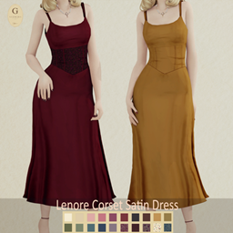 Lenore Corset Satin Dress project image