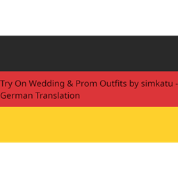 Try On Wedding & Prom Outfits von simkatu - Deutsche Übersetzung/German Translation logo
