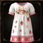 Toddler - Sweet strawberry dress with cute character motif and floral trim logo