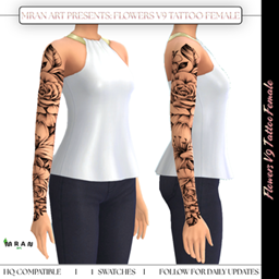 Flowers V9 Tattoo Female project image