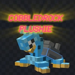 Cobbledrock plushies Version 2.0.0 coming very soon logo