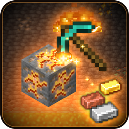 Auto-Smelt Pickaxe – Fuel Powered logo