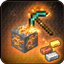 Auto-Smelt Pickaxe – Fuel Powered logo