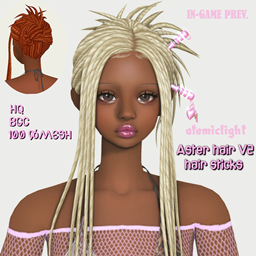 Aster hair v2 project image