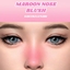 Maroon Nose Blush logo