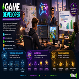Game Developer Career by Naxtralius / Spanish translation by GatamolLunastra project image