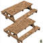 We Where Here Picnic Table logo