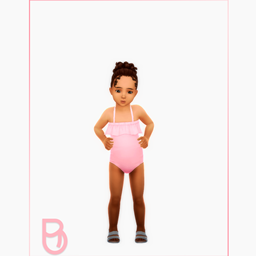Toddler Swimsuit - Coconuts - Girl project image