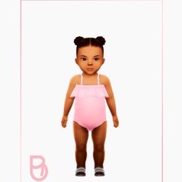 Infant Swimsuit - Coconuts - Girl project image