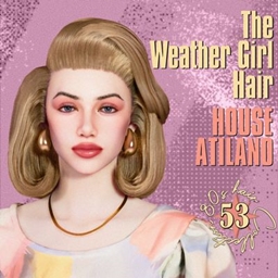 The "Weather Girl" Hair | A Retro Inpired Women's Hairstyle #53 project image