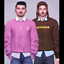 Shirt With Sweater logo