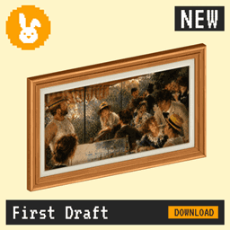 Raster Rabbit: Daily Drop - First Draft | CREATIVE TRAILS Genre Collection (3 New Paintings) project image