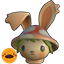 MH Mushroom Bunny Head logo