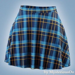 Plaid skater mini skirt project image