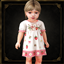 Infant - Sweet printed dress with strawberries and floral details logo