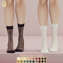 Odette Bow Socks project image