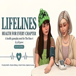 JellyPaws Lifelines - A Realistic Health Mod / translation spanish by Monisims project image
