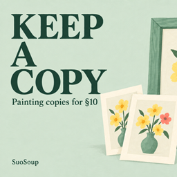 Keep a Copy | Painting Copies for §10 🎨 project image