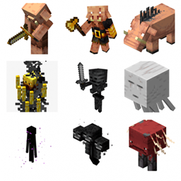 Nether mobs revamp logo