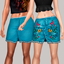 Skirt Denim sticker More logo