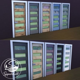 Wooden Matt Coloured Doors logo