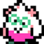 Ralsei replaces pig logo
