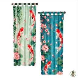 Koi Social Club Curtains logo