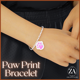Paw Print Charm Bracelet project image