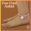Paw Print Charm Anklet logo
