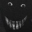 The creepy smile horror logo