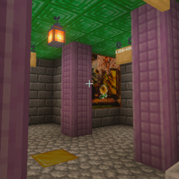 Hide and seek On minecraft logo