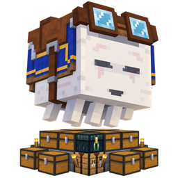 Happy Ghast with Chests [Mobile Warehouse] (Achievements Friendly)