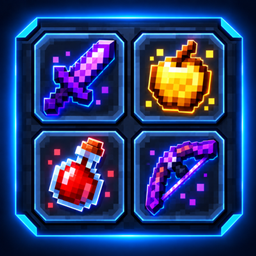 Custom Hotbar HUD [v2.6.0] (Client-Side / Server Friendly) for Minecraft 1.20.40 — Textures screenshot