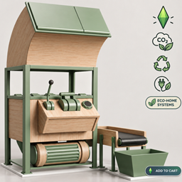 "My Eco Home" Modern Recycler logo
