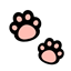 Trails - Paw Prints and Particles logo