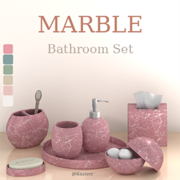 Kaziecc ~ Marble Bathroom Set project image