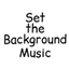 Set the background music NEW logo