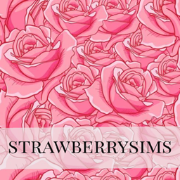 roses wallpaper & floor set by strawberrysims logo