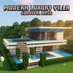 Modern Luxury Villa Survival House | Day 0 Ready | Hardcore | Achievements Enabled logo