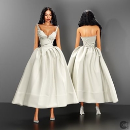 Strapless Draped Tulle Gown project image