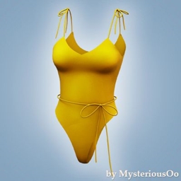 Tie strap one piece swimsuit project image