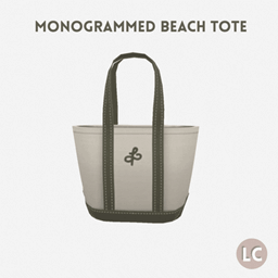 LC - Monogrammed Beach Tote project image