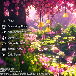 Cherry Blossom UI PACK for Minecraft 1.21.100 — Textures screenshot