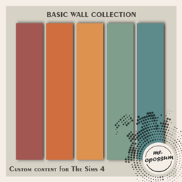 mr.opossum - retro sunset palette logo