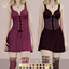 Rosalie Lace Up Mini Dress logo