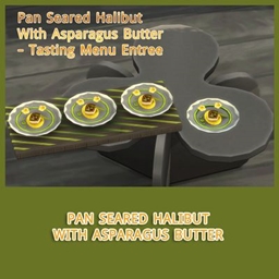 Pan Seared Halibut With Asparagus Butter - Tasting Menu Entree project image
