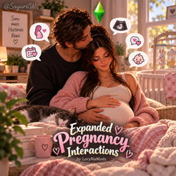 Expanded Pregnancy Interactions by LoryNaMods - Tradução PTBR