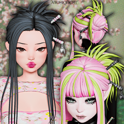 Aster Hair + hair sticks project image
