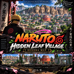 Naruto: Hidden Leaf Village [Konoha Map]