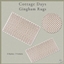 Cottage Days Gingham Rugs logo